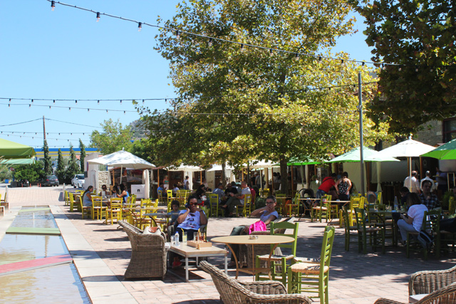 Ο υπαίθριος χώρος του Φουγάρου Ο υπαίθριος χώρος του Φουγάρου