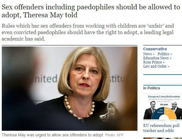 Θα επιτραπούν υιοθεσίες παιδιών από παιδεραστές;