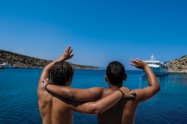 Ο Θοδωρής και ο Μάριος από την Ηρακλειά