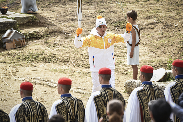 ΑΡΧΑΙΑ ΟΛΥΜΠΙΑ ΑΦΗ ΟΛΥΜΠΙΑΚΗ ΦΛΟΓΑ