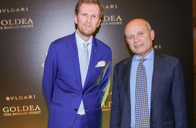 Sebastien Ausoni (Area Sales Manager Europe & Africa της εταιρίας Bulgari), Efisio Luigi Marras (ΗE Italian Ambassador)