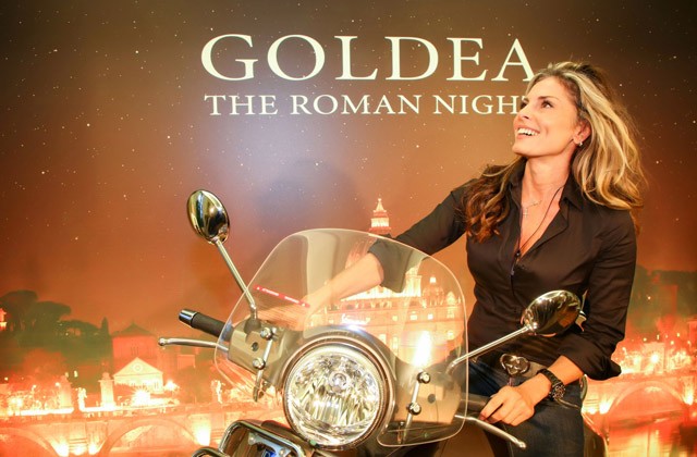 Κατερίνα Λάσπα. Tο νέο άρωμα του οίκου Bulgari, Goldea the Roman Night λάμπει.