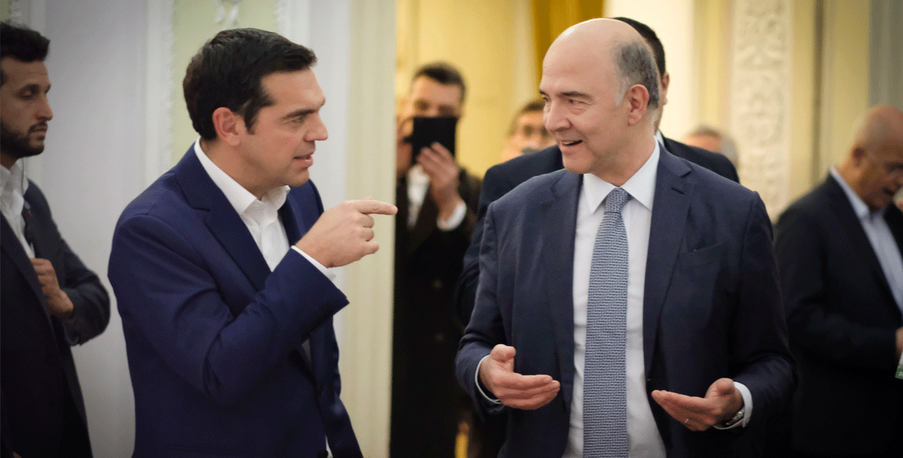 Τσίπρας, Μοσκοβισί