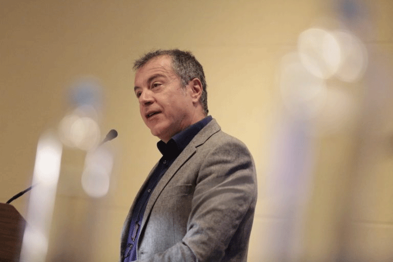 O Σταύρος Θεοδωράκης στο 5ο συνέδριο της «Δράσης»