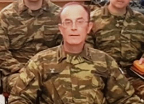 Ο αρχηγός ΓΕΣ Γεώργιος Καμπάς