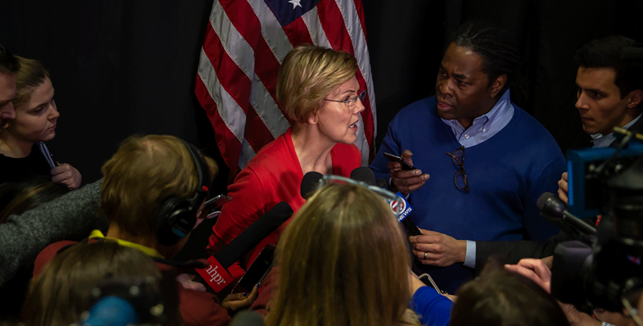 Ελίζαμπεθ Γουόρεν, υποψήφιος για το χρίσμα των Δημοκρατικών στις ΗΠΑ