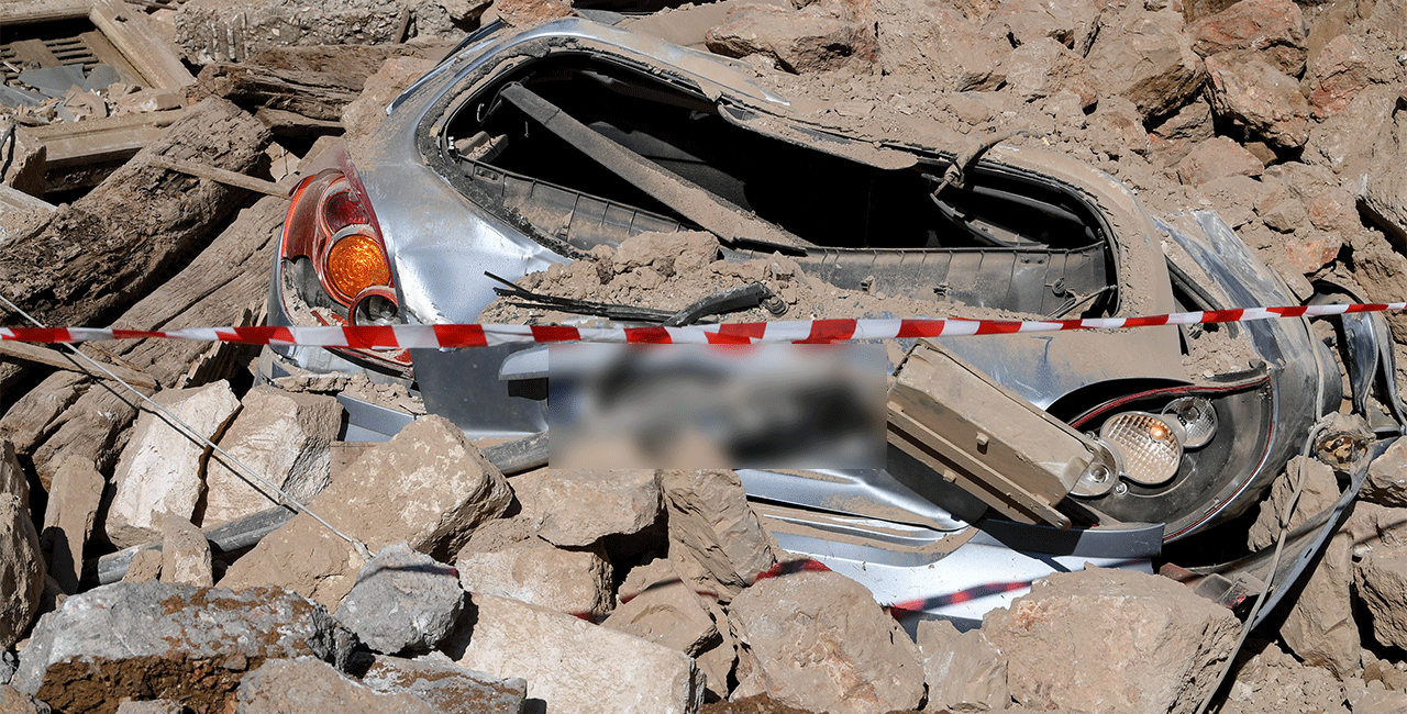 Κατάρρευση κτιρίου στο Γκάζι/