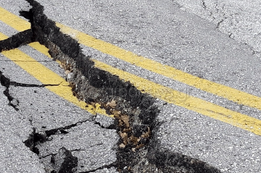 Επικίνδυνος δρόμος στο Σέλινο Χανίων