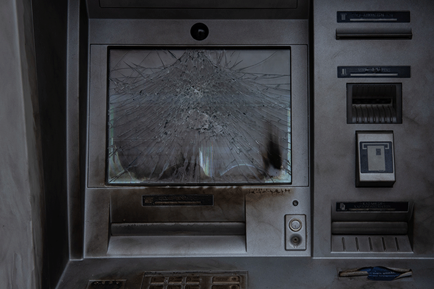 Κατεστραμμένο ATM/
