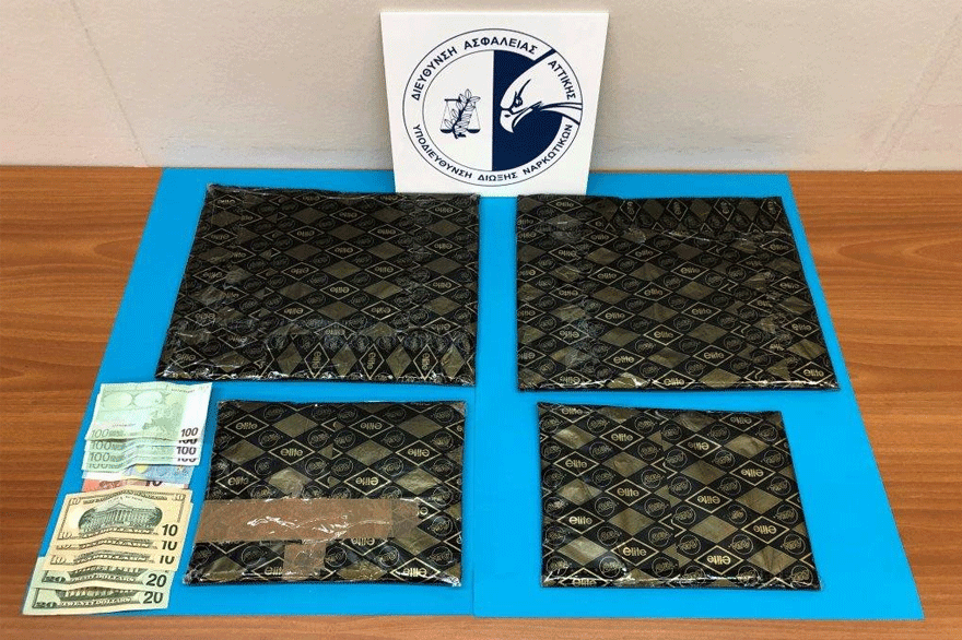 Συνελήφθη 76χρονος με 4 κιλά κοκαΐνη στο «Ελευθέριος Βενιζέλος»