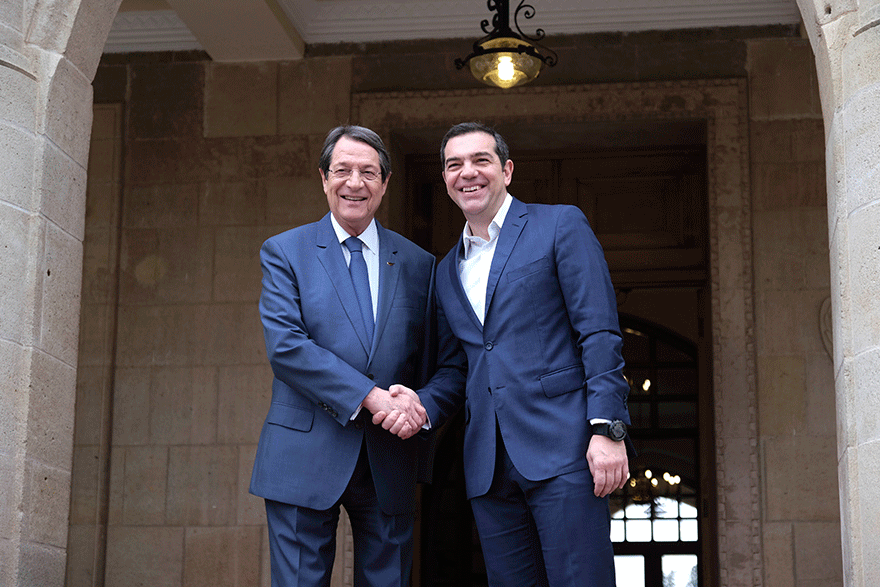 Νίκος Αναστασιάδης και Αλέξης Τσίπρας