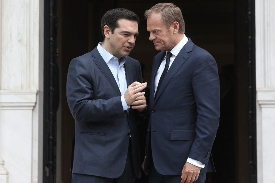 Αλέξης Τσίπρας και Ντόναλντ Τουσκ