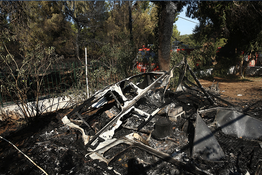 Πυρκαγιά στη Ραφήνα