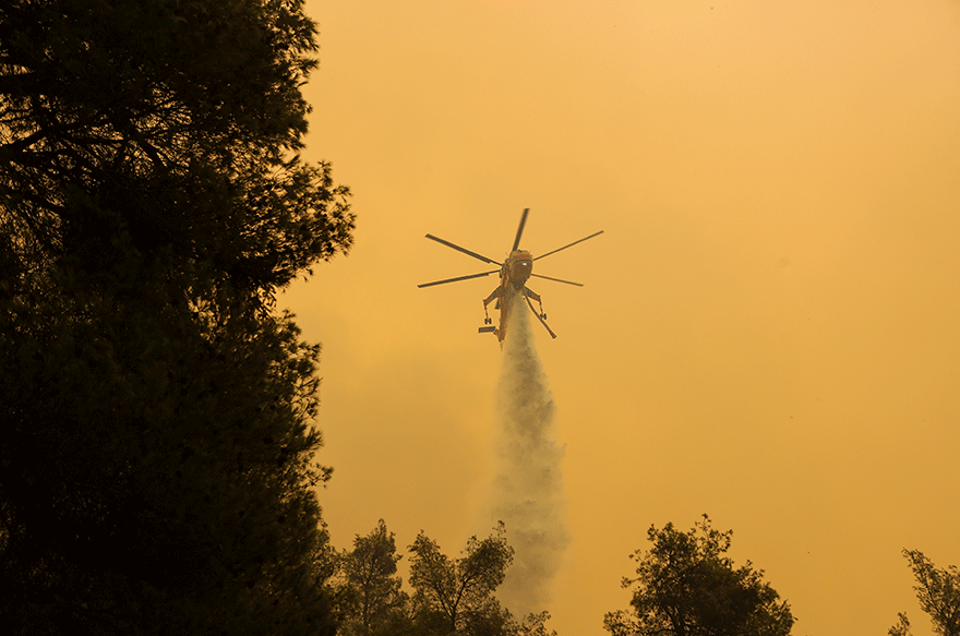 Φωτιά στην Εύβοια