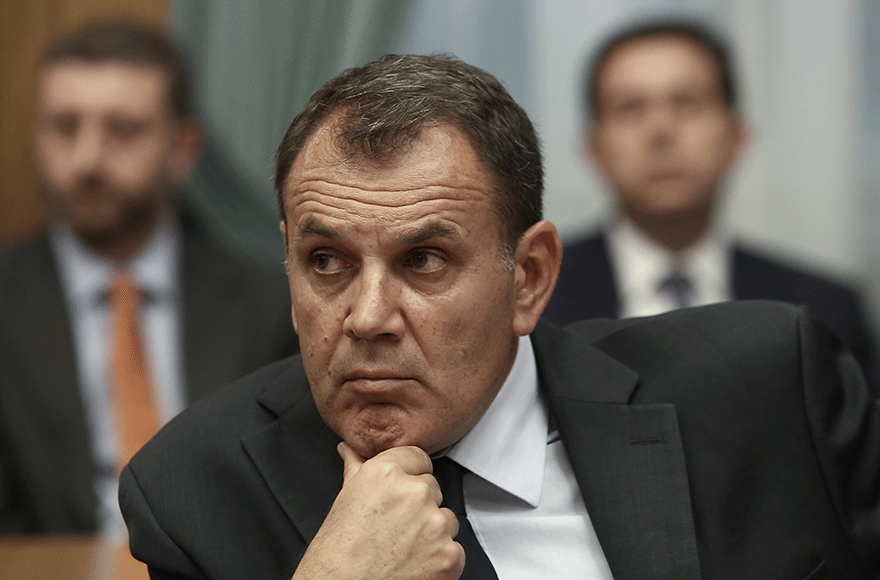 Ο υπουργός Εθνικής Άμυνας Νίκος Παναγιωτόπουλος