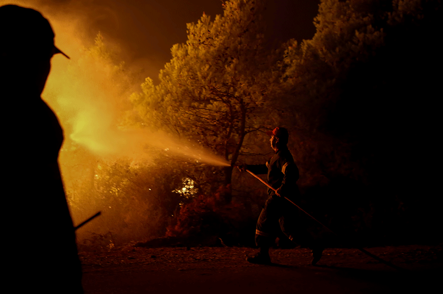 Πυρκαγιά στην Εύβοια