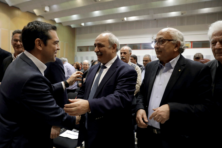 Αλέξης Τσίπρας και Μάρκος Μπόλαρης