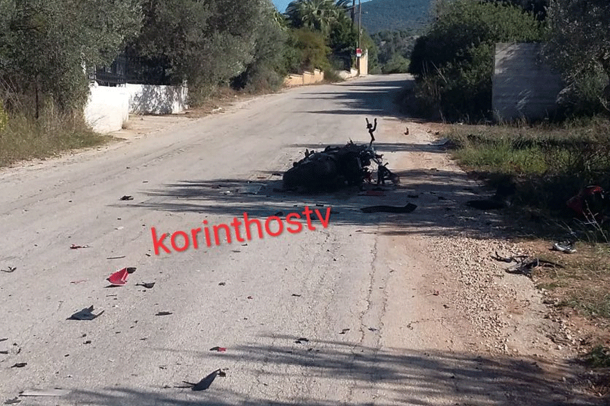 Νεκρός μοτοσικλετιστής στην Κόρινθο - Η μηχανή συγκρούστηκε με λεωφορείο