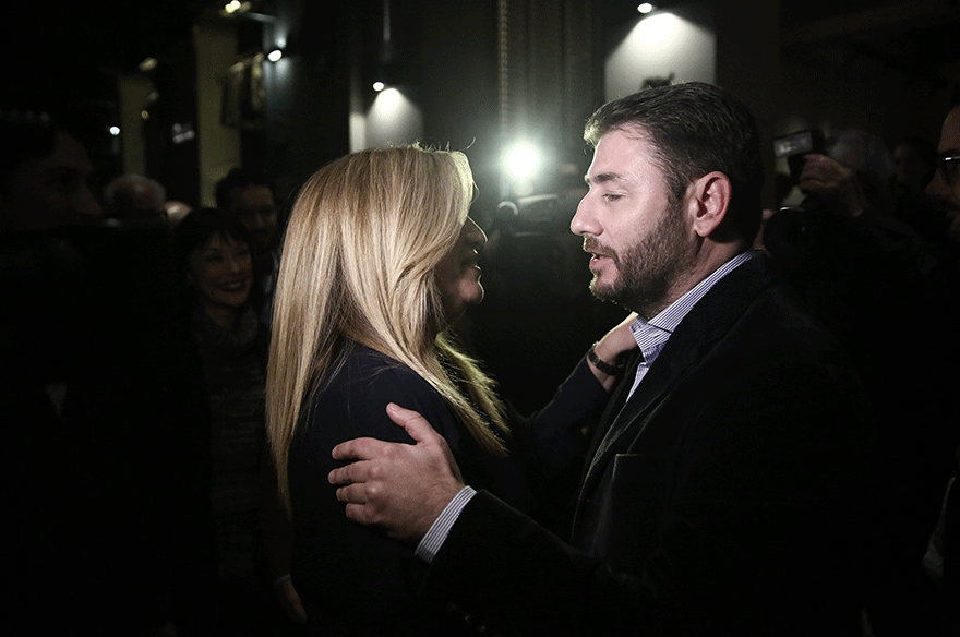 Φώφη Γεννηματά και Νίκος Ανδρουλάκης