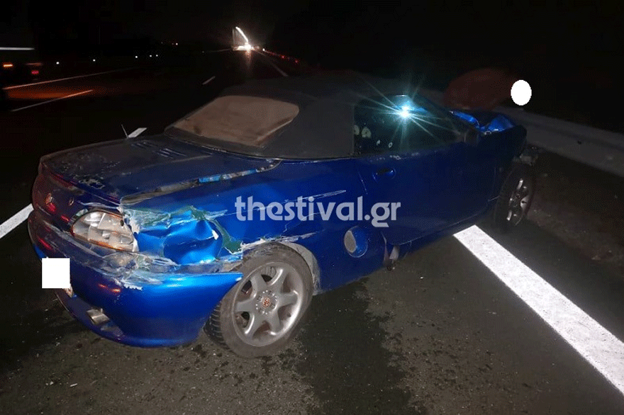 Ι.Χ. κατέληξε στις προστατευτικές μπάρες έπειτα από σύγκρουση με ασβό