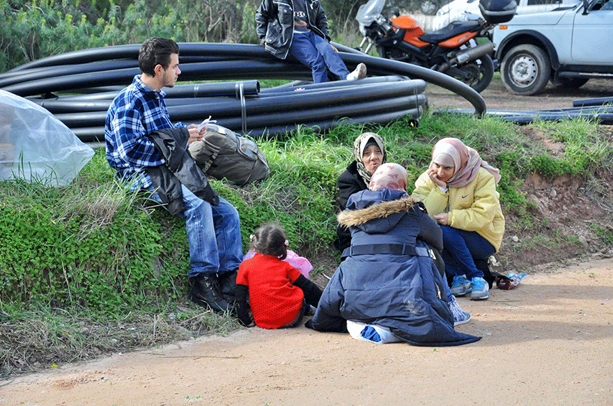 Πρόσφυγες στη Χίο