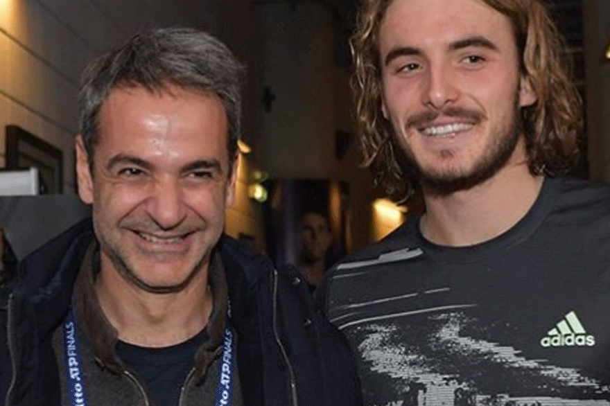 Κυριάκος Μητσοτάκης και Στέφανος Τσιτσιπάς