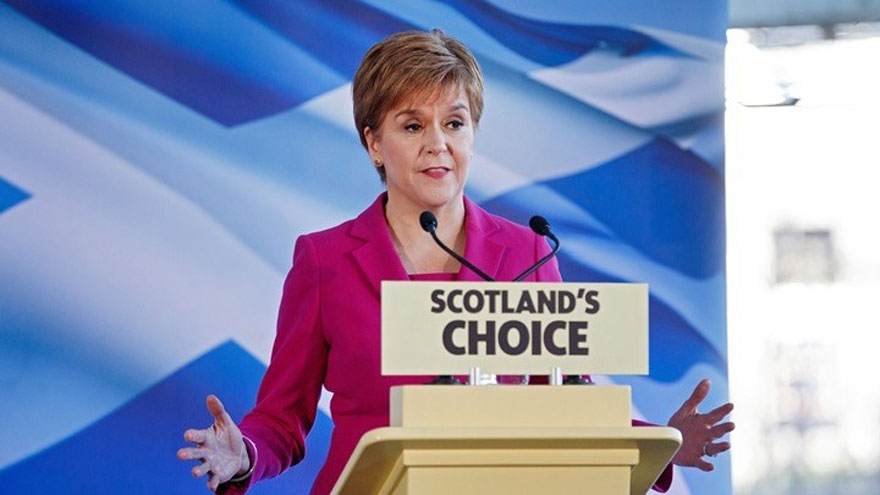 Η πρωθυπουργός της Σκωτίας, Νίκολα Στέρτζον 