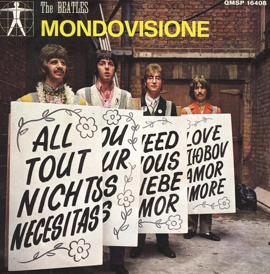 Οι Beatles ηχογράφησαν το διάσημο τραγούδι τους All You Need Is Love στα στούντιο του BBC το 1967 κι έγινε αμέσως επιτυχία. 