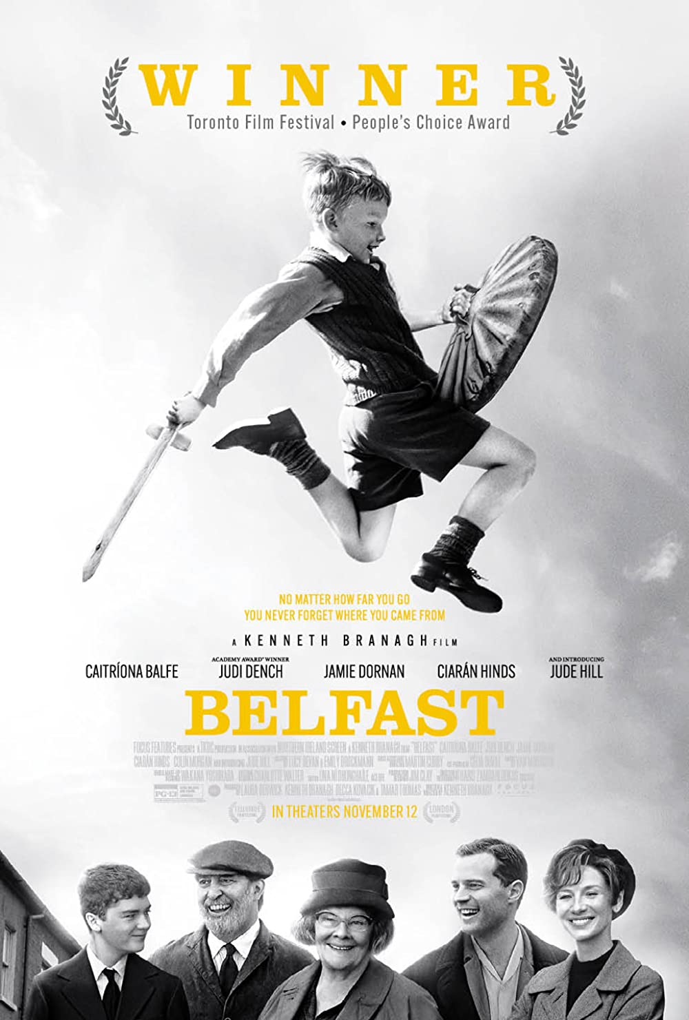Η αφίσα της ταινίας Belfast του Κένεθ Μπράνα