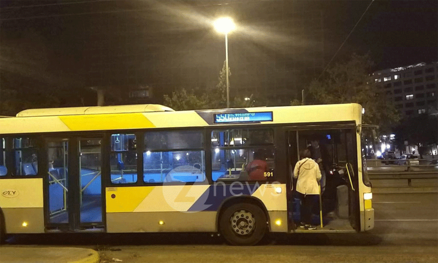 Επίθεση μεθυσμένου με μπουκάλι σε λεωφορείο του ΟΑΣΑ στη λεωφόρο Συγγρού