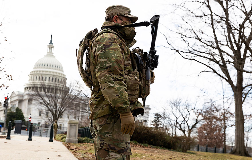 Περισσότερα από 20.000 μέλη της Εθνοφρουράς για την ορκωμοσία Μπάιντεν στην Ουάσινγκτον - Δρακόντεια τα μέτρα ασφαλείας στην πρωτεύουσα
