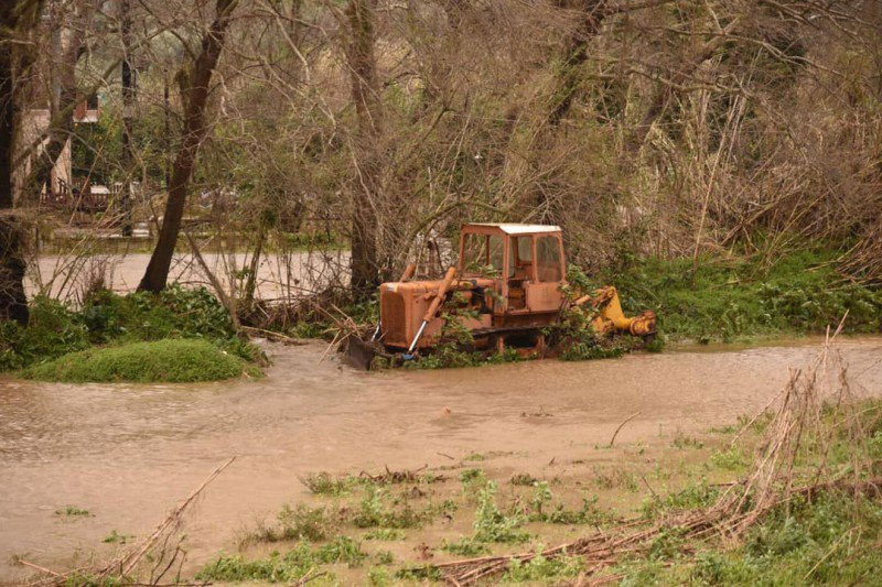Καταστροφές από την κακοκαιρία στα Χανιά