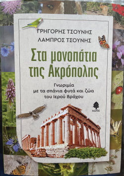 Το εξώφυλλο του βιβλίου «Στα Μονοπάτια της Ακρόπολης».