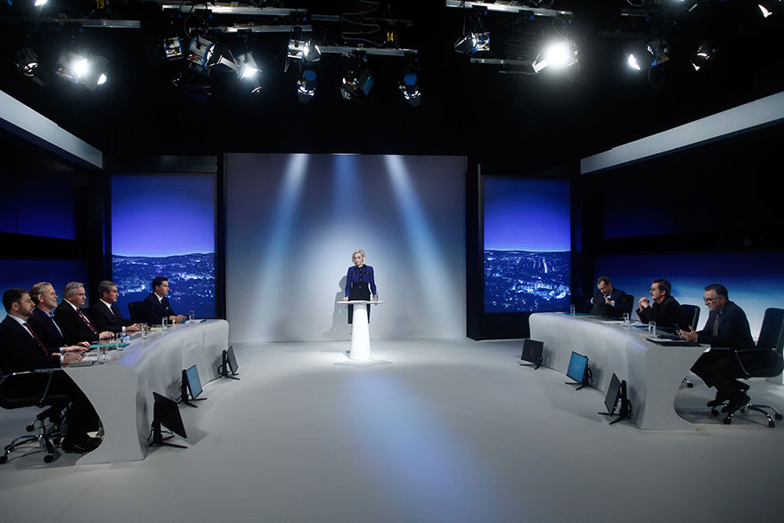 Στο debate ΚΙΝΑΛ συμμετείχαν οι Νίκος Ανδρουλάκης, Ανδρέας Λοβέρδος, Παύλος Γερουλάνος, Χάρης Καστανίδης και Παύλος Χρηστίδης