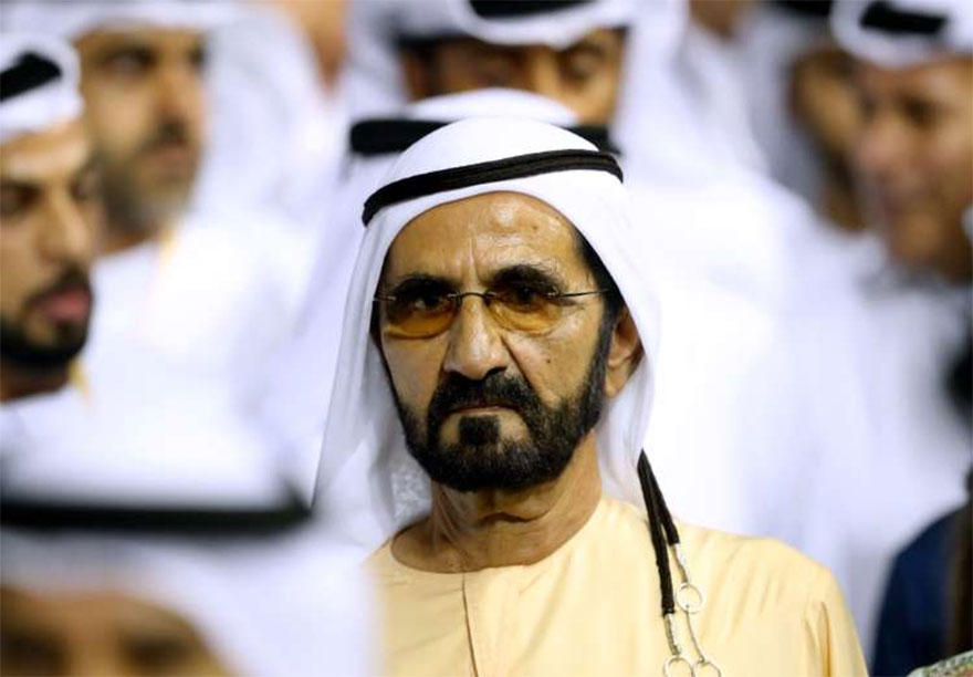 Ο σεΐχης του Ντουμπάι Μοχάμεντ μπιν Ρασίντ αλ Μακτούμ, πατέρας της φυλακισμένης πριγκίπισσας Λατίφα