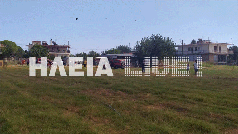 Πυρκαγιά σε χαμηλή βλάστηση στην κωμόπολη Βάρδα