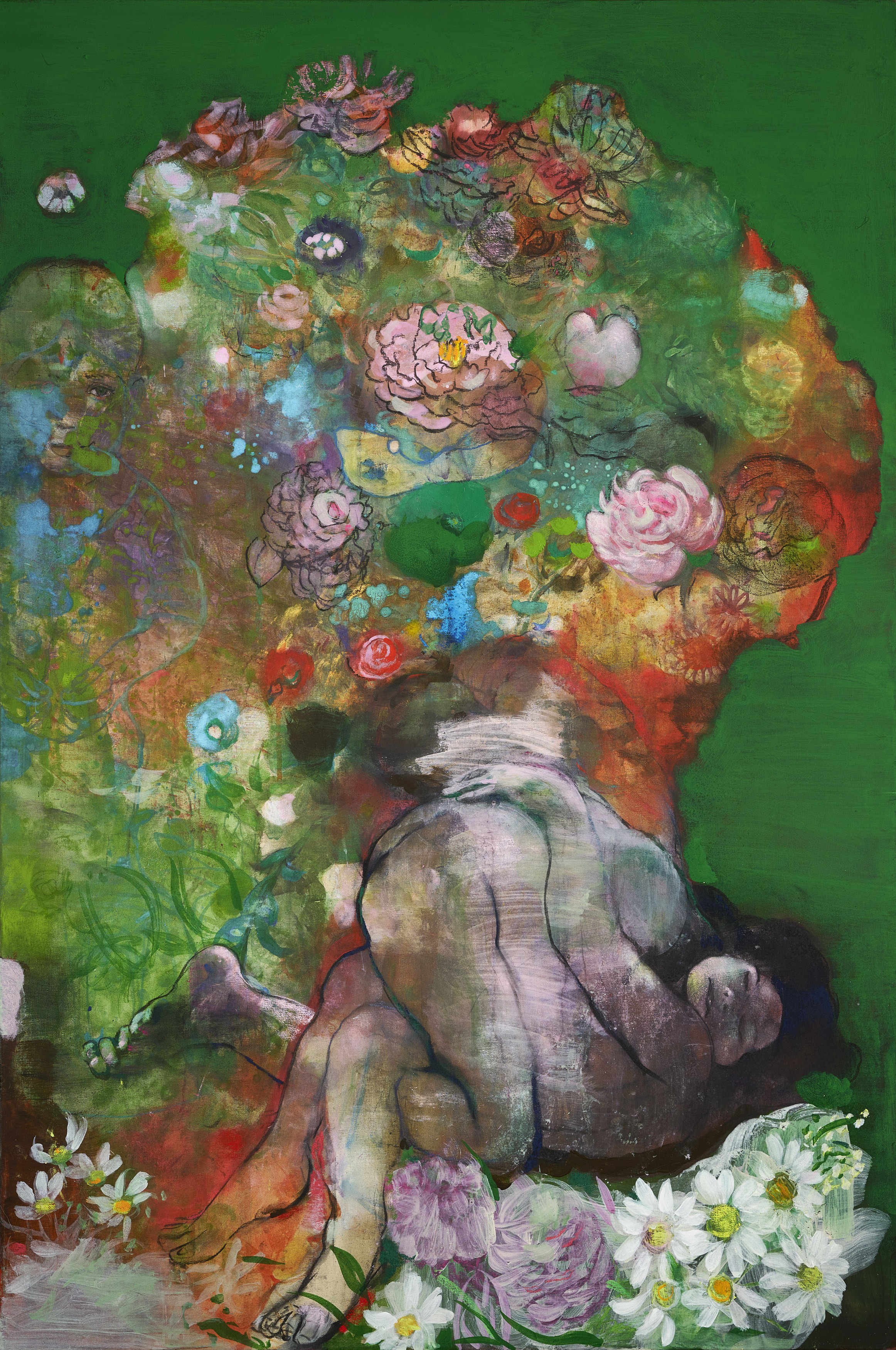 «Η Ζήλια»: Πίνακας της Μαρίας Γιαννακάκη από την έκθεση «Άνοιξη τον Χειμώνα»