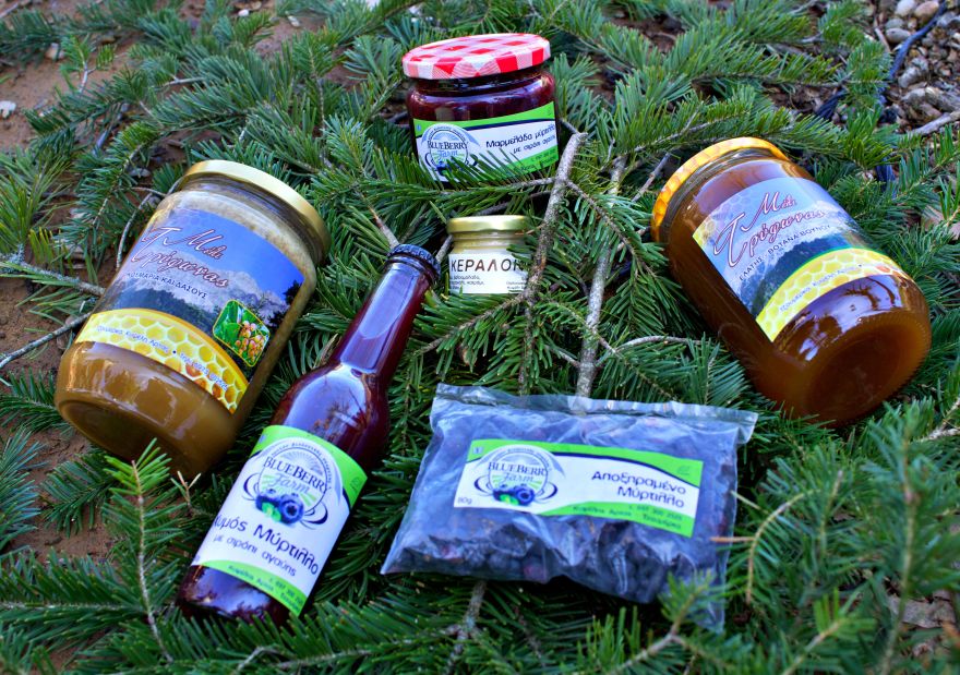Τα προϊόντα της Blueberry Farm