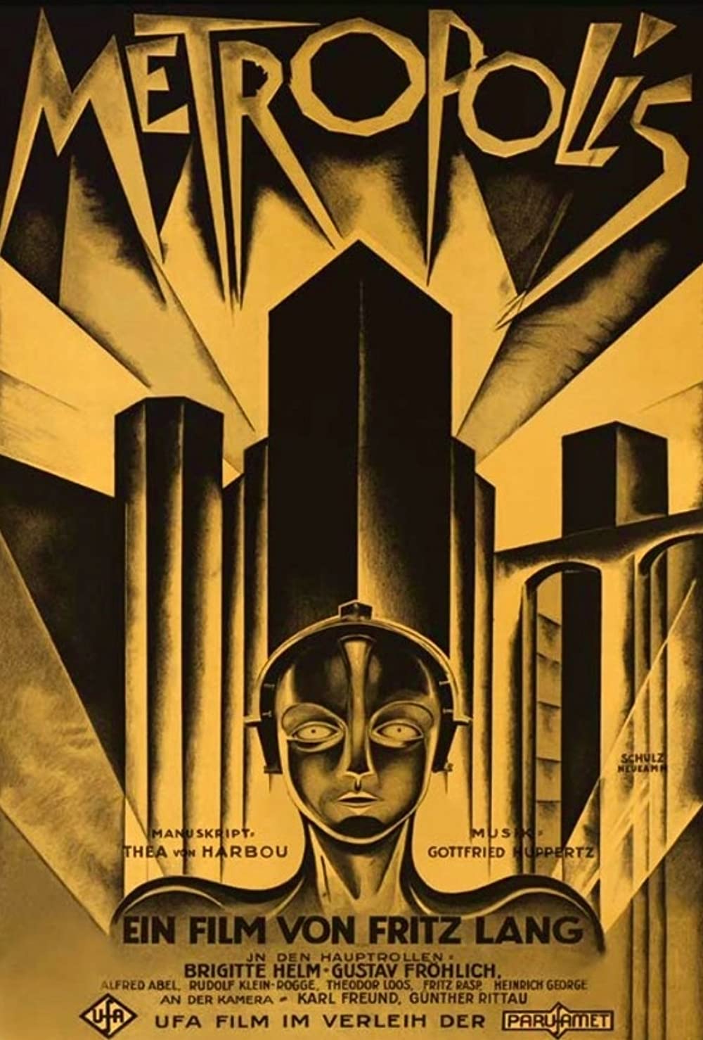Η αφίσα της ταινίας Metropolis του Φριτς Λανγκ 