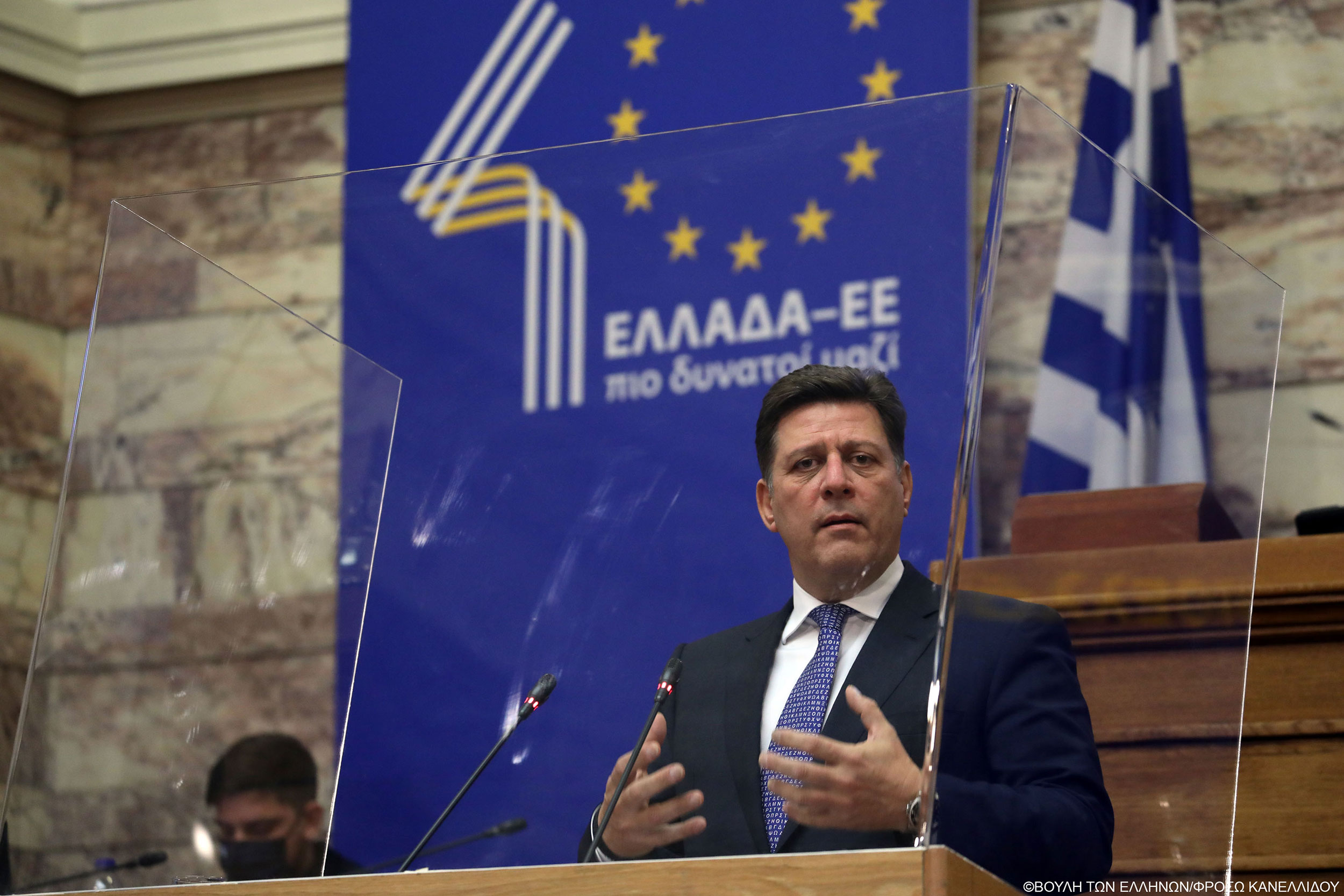 Μιλτιάδης Βαρβιτσιώτης στην επετειακή εκδήλωση «Ελλάδα-ΕΕ, 40χρόνια πιο δυνατοί μαζί»: Κομβικός ο ρόλος του «εθνάρχη» Κωνσταντίνου Καραμανλή