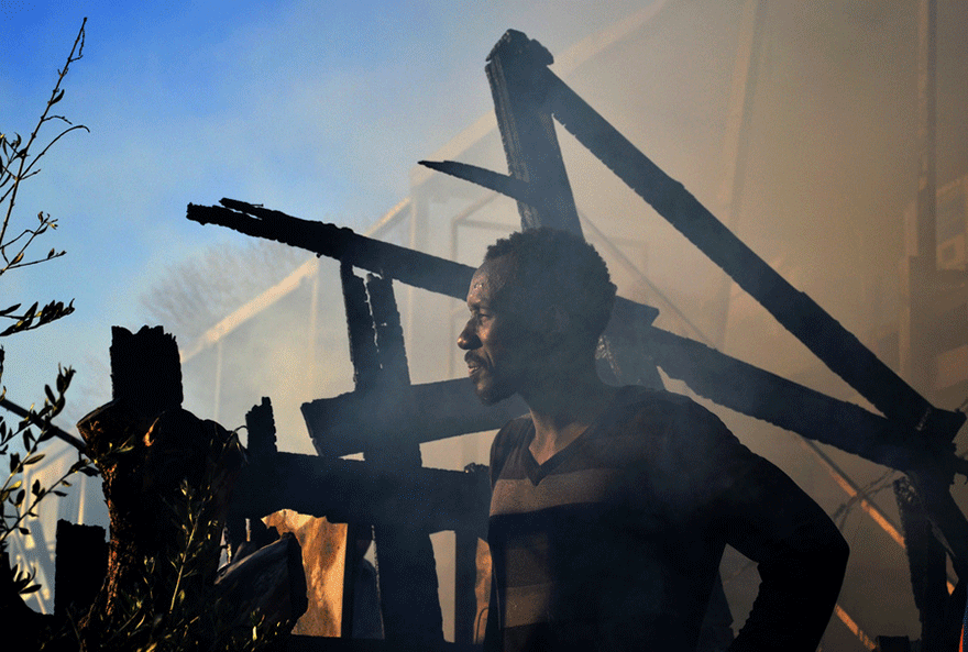 Βίαια επεισόδια στη Μόρια