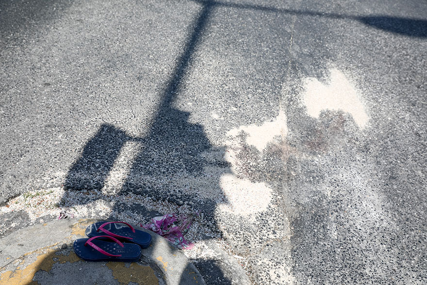 Το σημείο όπου σκοτώθηκε η 6χρονη στη Νίκαια - Παρασύρθηκε από φορτηγό