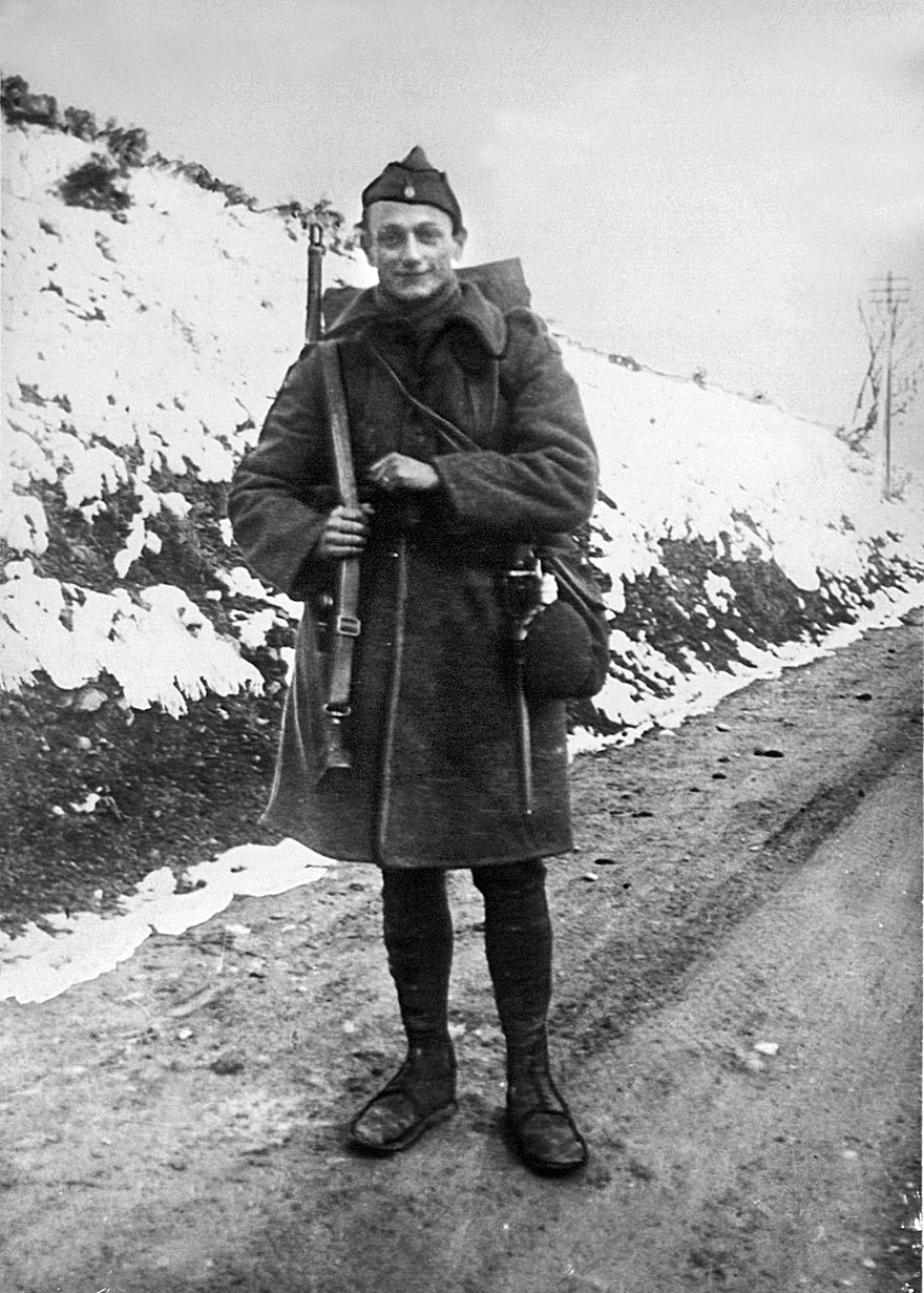 Ο Παναγιώτης Κανελλόπουλος στο Αλβανικό μέτωπο, χειμώνας 1940-41
