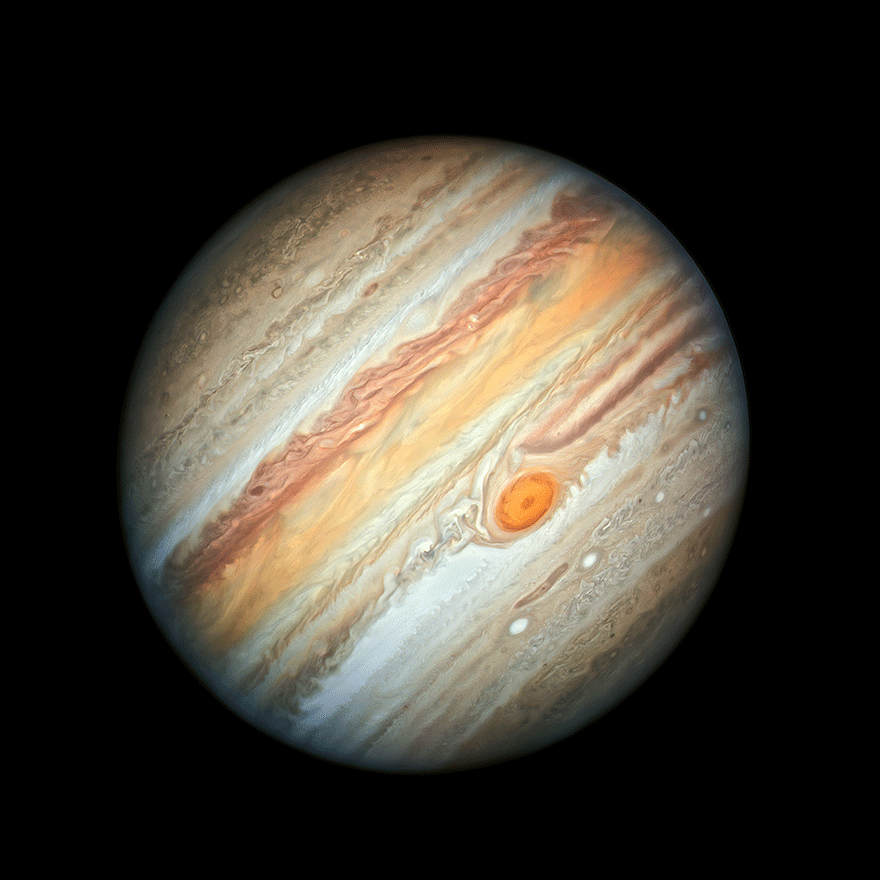 Ο πλανήτης Δίας μέσα από το διαστημικό τηλεσκόπιο Hubble