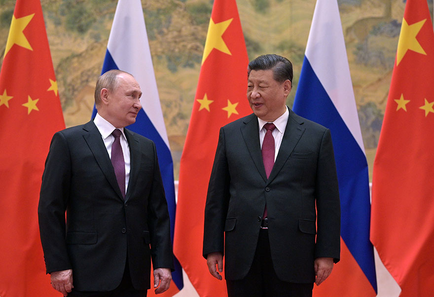 Βλαντίμιρ Πούτιν και Σι Τζινπίνγκ χωρίς αποστάσεις στη μεταξύ τους συνάντηση