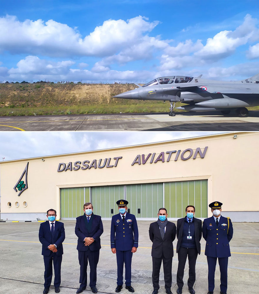 Με γαλλικό μαχητικό Rafale πέταξε ο αρχηγός ΓΕΑ Γιώργος Μπλιούμης και στη συνέχεια επισκέφτηκε τις εγκαταστάσεις της κατασκευάστριας εταιρείας Dassault