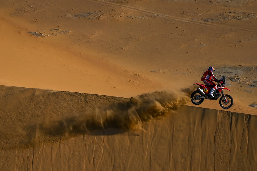 Στιγμιότυπο από το Rally Dakar 2022.
