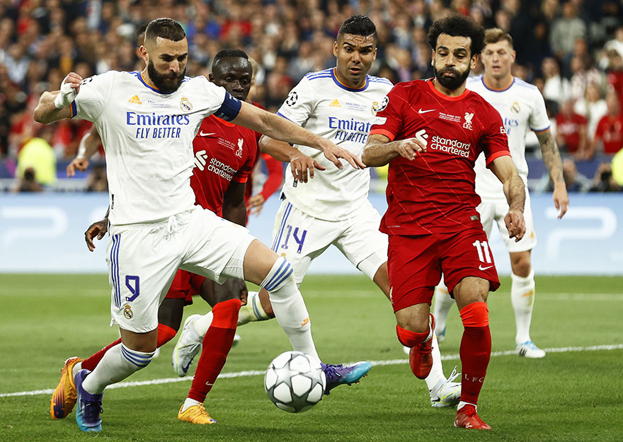 Ο Σαλάχ της Λίβερπουλ είδε τους παίκτες της Ρεάλ Μαδρίτης να κερδίζουν στον τελικό Champions League 2022