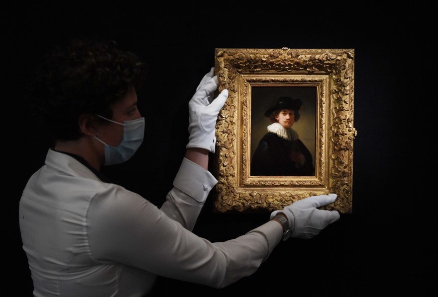 «Το πορτραίτο του Jacob de Gheyn III» του Ρέμπραντ © EPA / NEIL HALL
