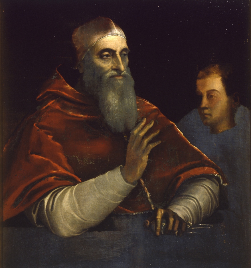 Sebastiano del Piompo, Ο πάπας Παύλος Γ' με έναν εγγονό του